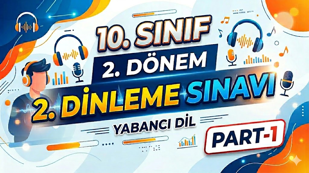 10.SINIF İNGİLİZCE DİNLEME SINAVI